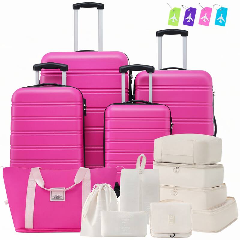 Hardshell Luggage Sets 4 pcs and Bag Spinner Suitcase
