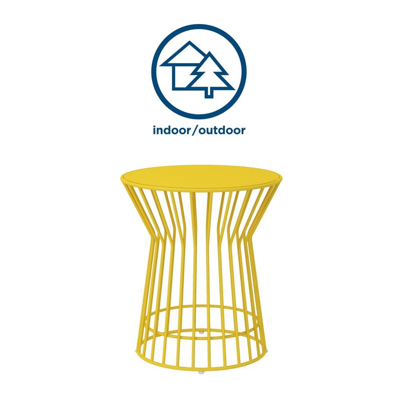 The Novogratz Poolside Gossip Collection Roberta Outdoor/Indoor Side Table