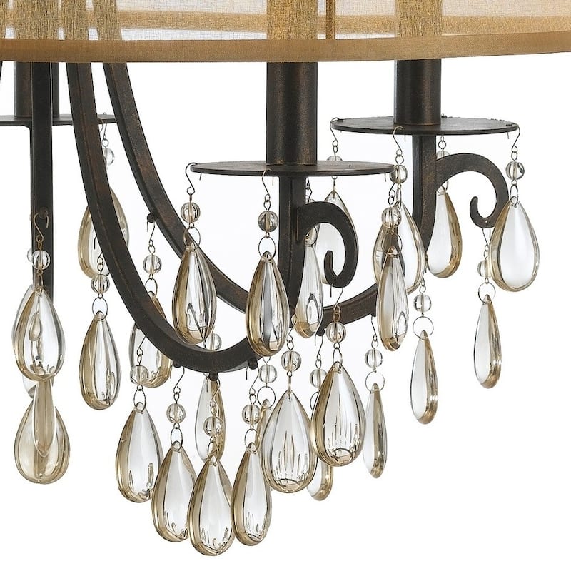 Crystorama Lighting Group 5625 Hampton 5 Light 24" Wide Drum
