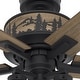 preview thumbnail 10 of 11, Hunter 52" Mt. Vista Ceiling Fan with LED Light and Pull Chain - Natural Iron