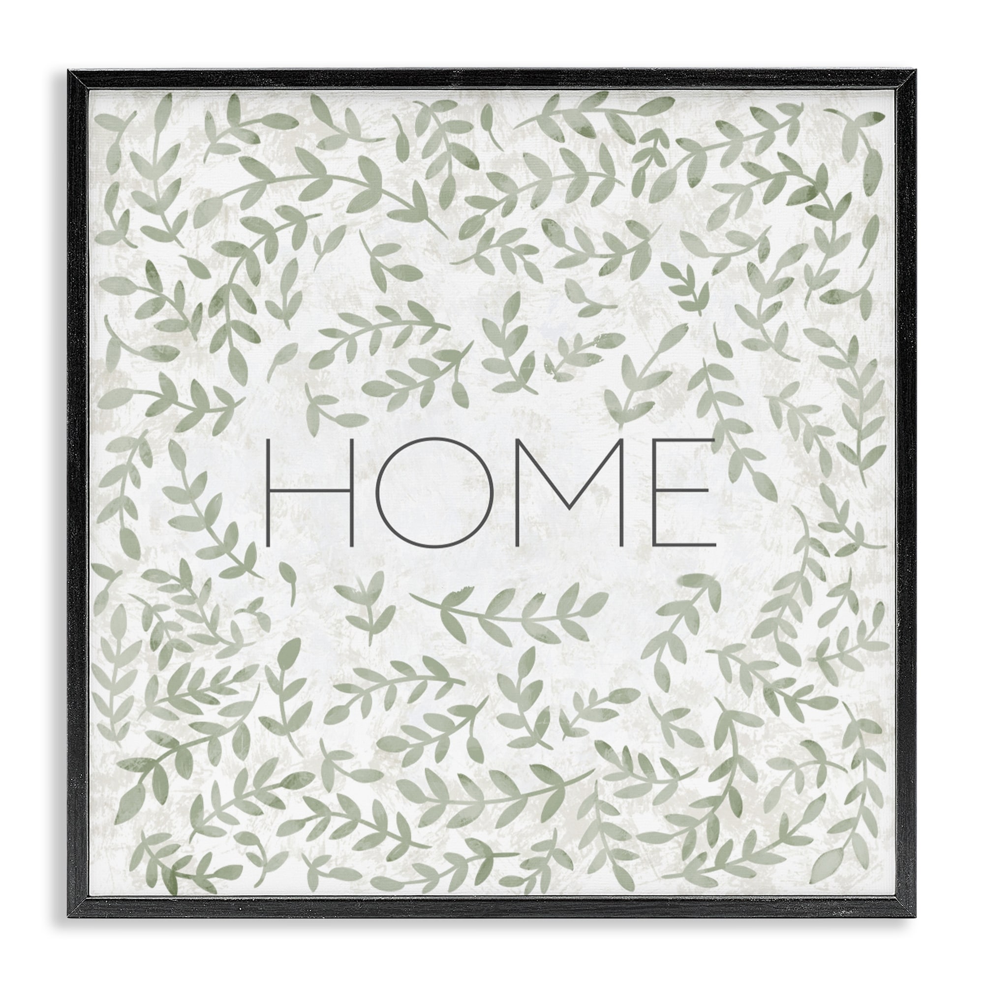 Stupell Curved Ivy Sprigs Greenery Framed Giclee Art Design By SD Graphics Studio