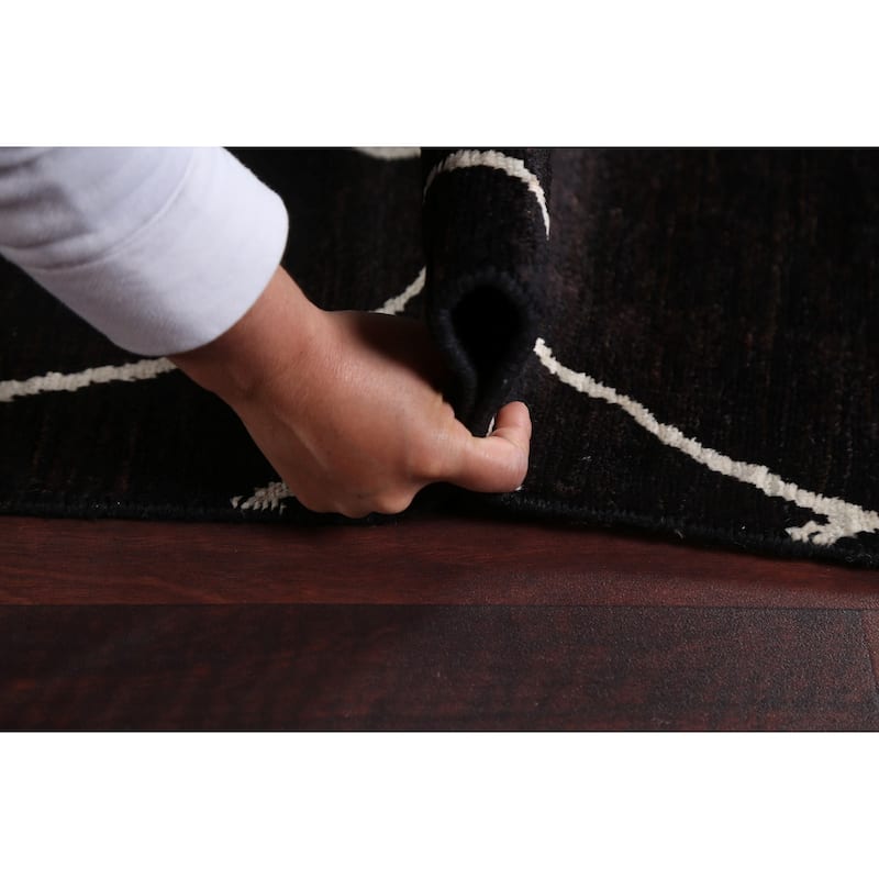 Vegetable Dye Moroccan Oriental Living Room Area Rug Wool Hand-knotted - 7'7" x 9'9"
