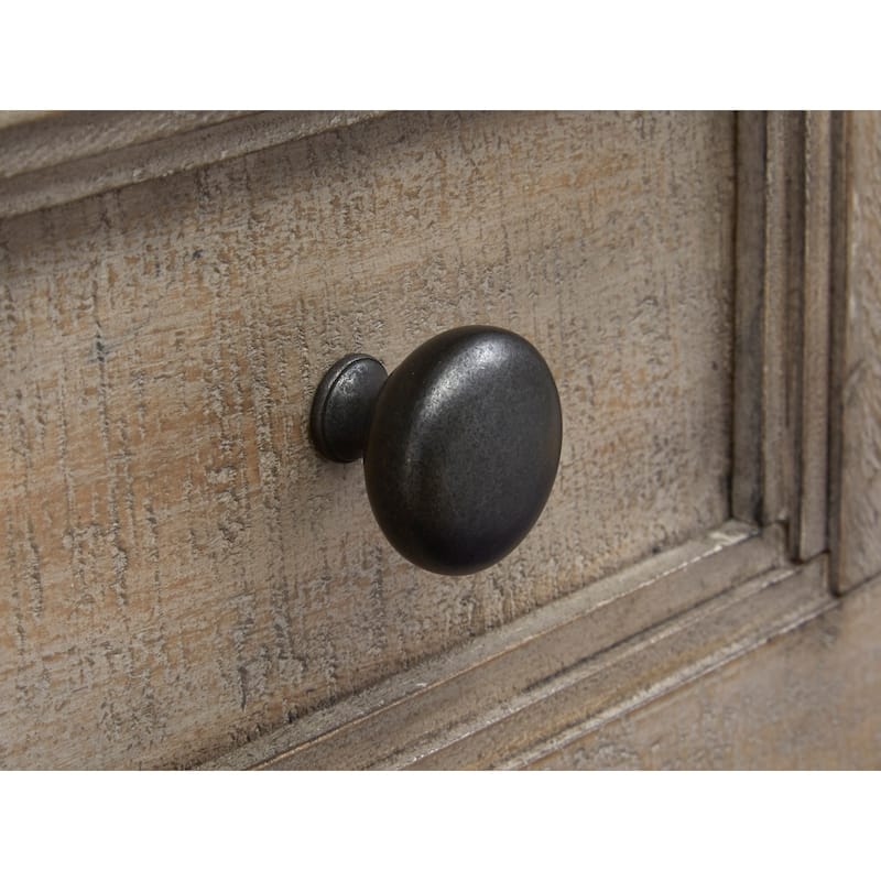 Magnussen Home Paxton Place Dovetail Grey Drawer Dresser With Landscape Mirror