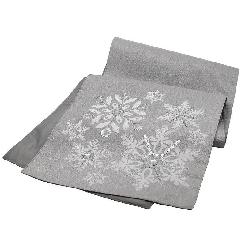 Glistening Snow Table Runner