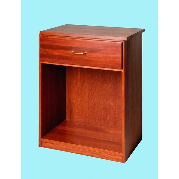 Shop Office Desk Stand Printer Stand Wood Cherry Stain Poplar 30