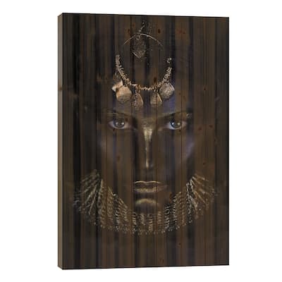 Gold Of Maya Print On Wood by Ivan Kovalev - Multi-Color