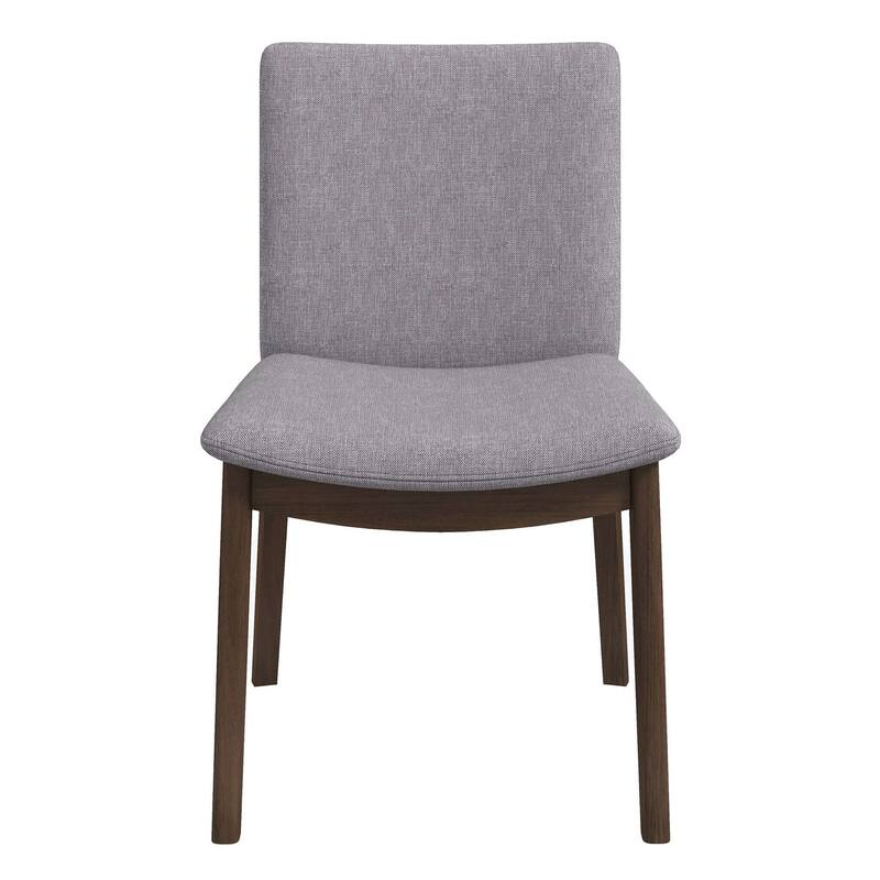 GDFStudio - Laura Mid-Century Modern Solid Wood Dining Chair Set with Upholstered Fabric, Set of 2 - 20"