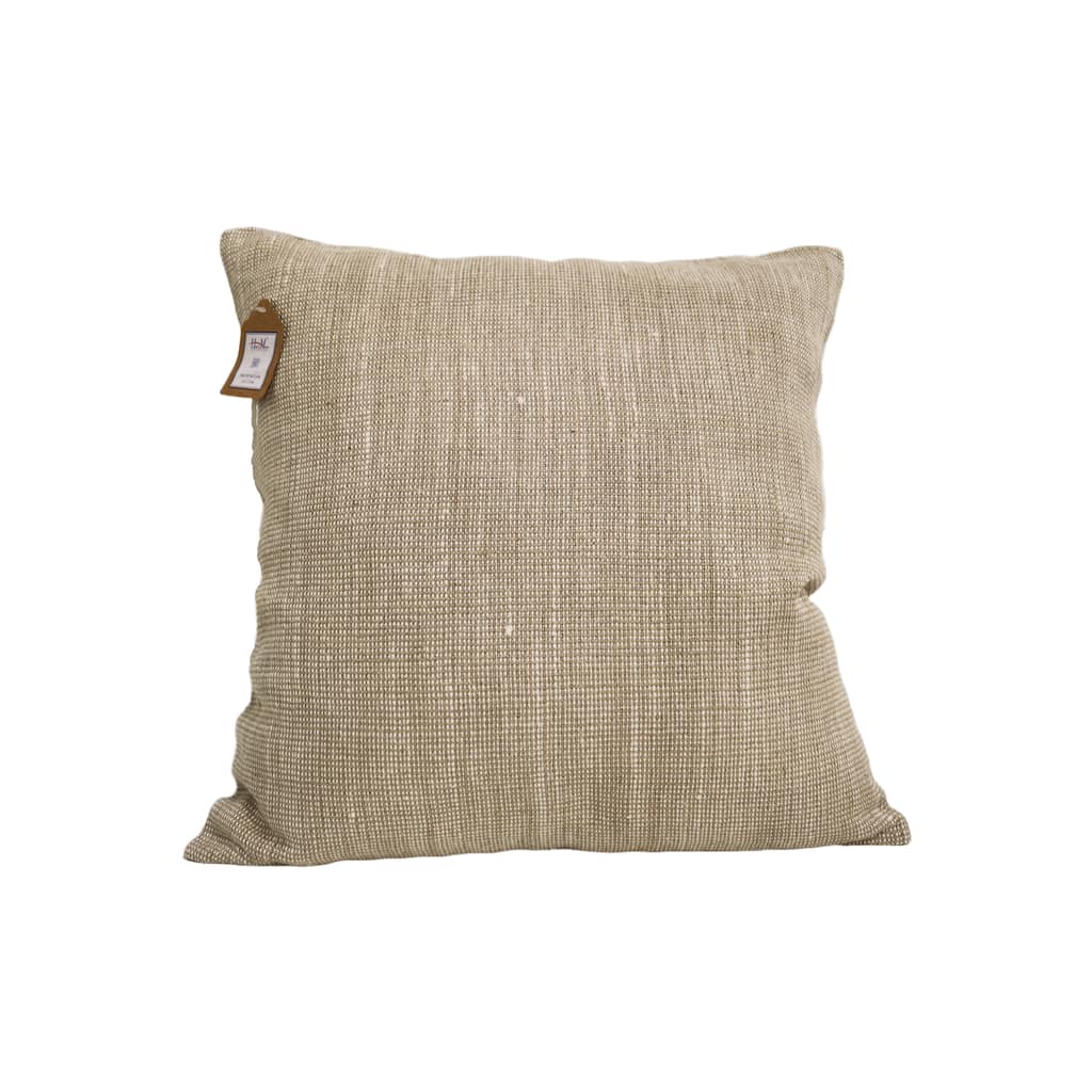 Home&Manor Valence Linen Throw Pillow 20x20
