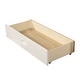 preview thumbnail 8 of 9, White Twin over Full Wood Bunk Bed with Storage Drawers
