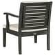 preview thumbnail 5 of 6, SAFAVIEH Outdoor Living Fresno Ash Grey Acacia Wood 4-piece Beige Cushion Patio Set