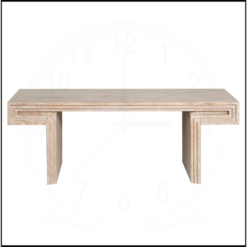 Double-Tier American Vintage Industrial Coffee Table