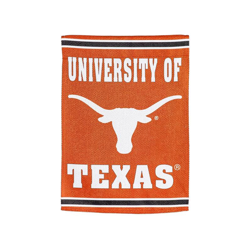 Embossed Suede Flag, Garden Size, University of Texas