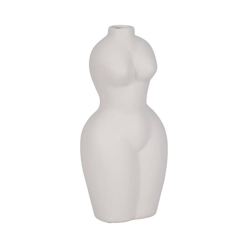 Contemporary Torso Vase - Sculptural Body Form Vase for Home Decor