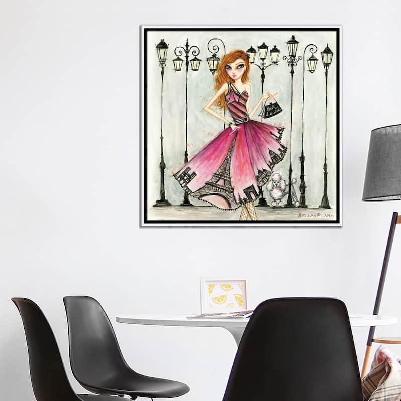 iCanvas "Paris" by Bella Pilar Framed Canvas Print
