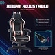 preview thumbnail 5 of 16, HOMCOM Racing Gaming Chair with Cat Ears, Reclining Faux Leather Computer Chair with Footrest