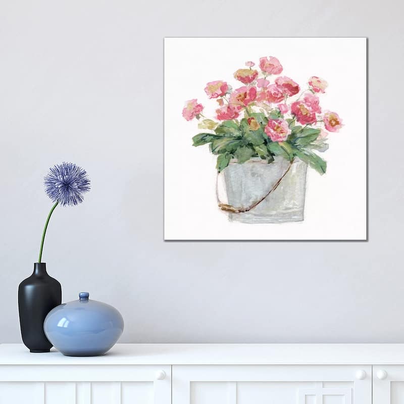 iCanvas "Country Bluch III" by Sally Swatland Canvas Print - 18x18x1.5