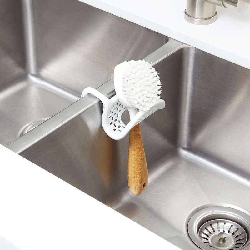 Umbra Sling Caddy Flexible Sink Soap Sponge or Cleaning Brush Holder