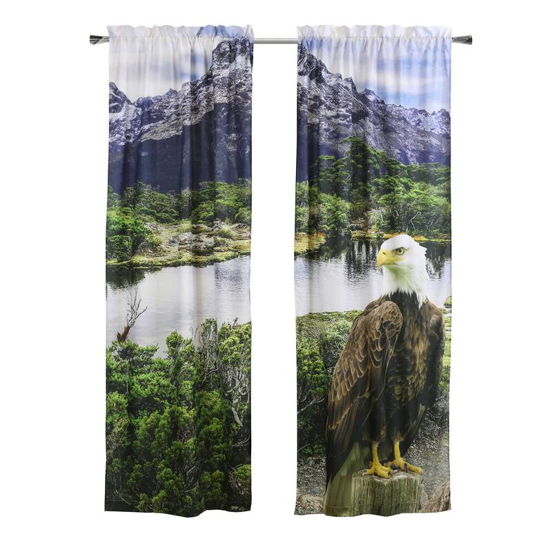 Habitat Photo Real Digital Panoramic Print Curtain Panel Pair