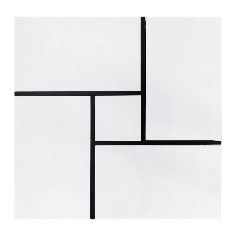 31.5" Square Coffee Table with 4 Hidden Storage Compartments & Sliding Top, UV High-gloss Finish