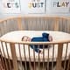 preview thumbnail 4 of 4, Naturepedic Organic Breathable Oval Crib Mattress (Stokke Sleepi Bed)