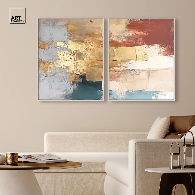 Earthy Glow II Canvas Set of 2 by Art Remedy
