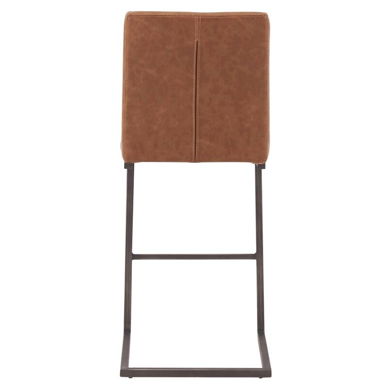 NPD Furniture Ronan Faux Leather Counter Stool,Set of 2