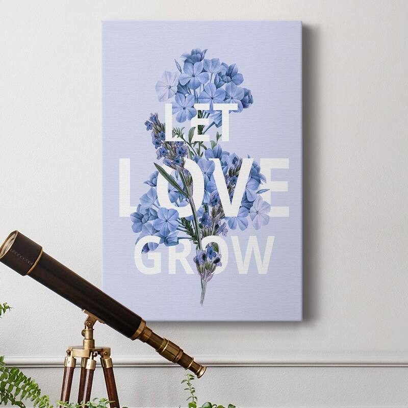 Let Love Grow Premium Gallery Wrapped Canvas - Ready to Hang