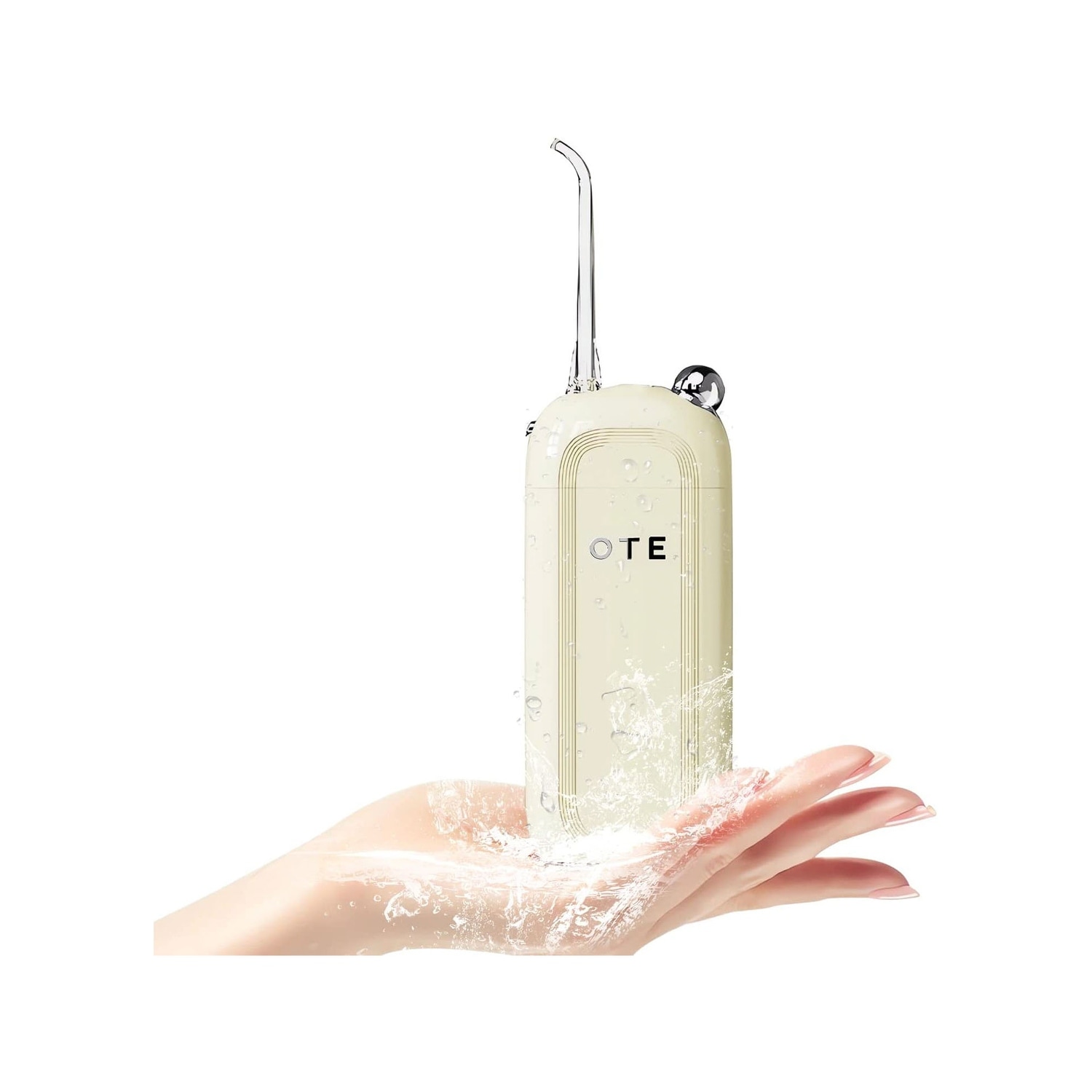 OTE Mini Electric Portable Water Flosser for Deep Cleaning Teeth - White