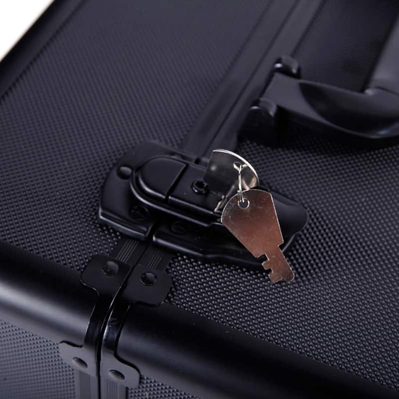 3 in 1 Aluminum Cosmetic Makeup Case Tattoo Box - N/A