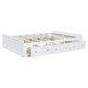 preview thumbnail 6 of 14, Wood Queen Size Platform Bed Frame with 6 Drawers