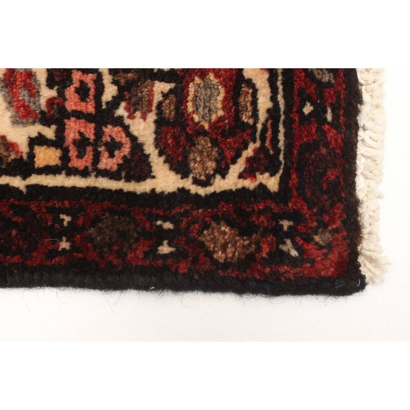 ECARPETGALLERY Hand-knotted Andelz Dark Brown Wool Rug - 3'7 x 12'11