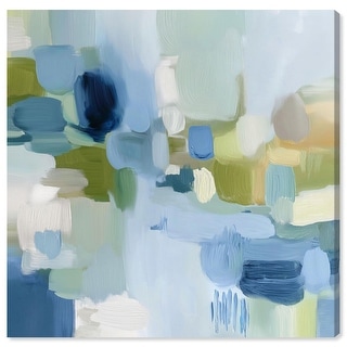 Flow of Calm II Coastal Wall Art Wrapped Canvas Print by Art Remedy ...