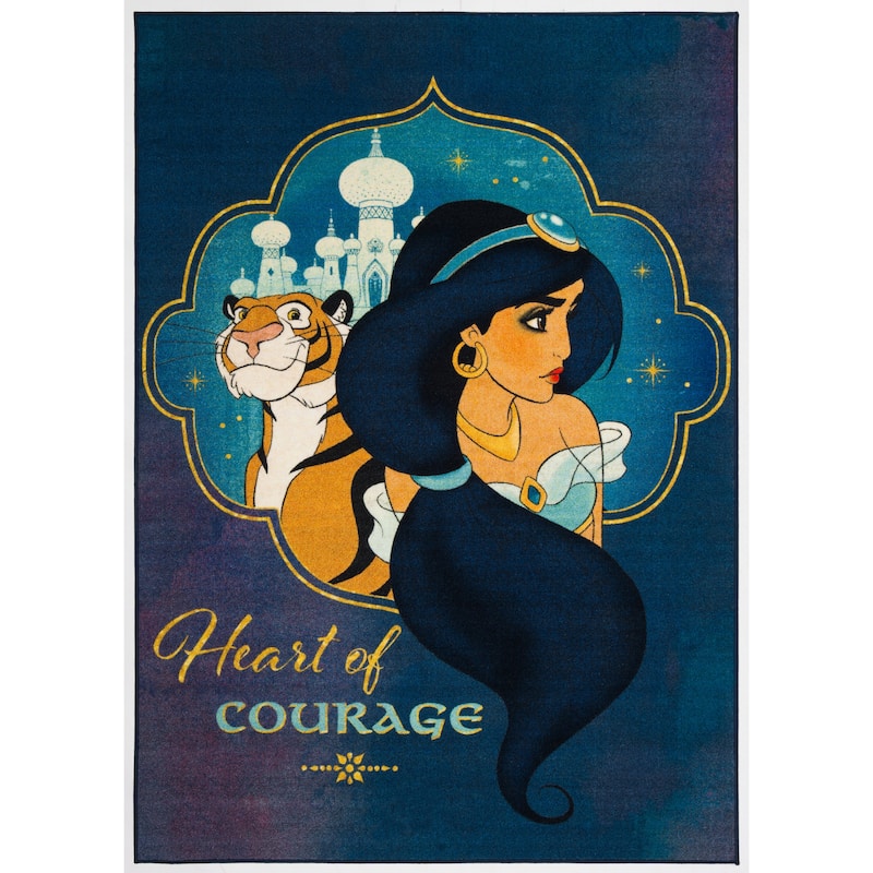 SAFAVIEH Machine Washable Slip Resistant Collection Inspired By Disney's Live Action Film Aladdin - Heart Of Courage Rug