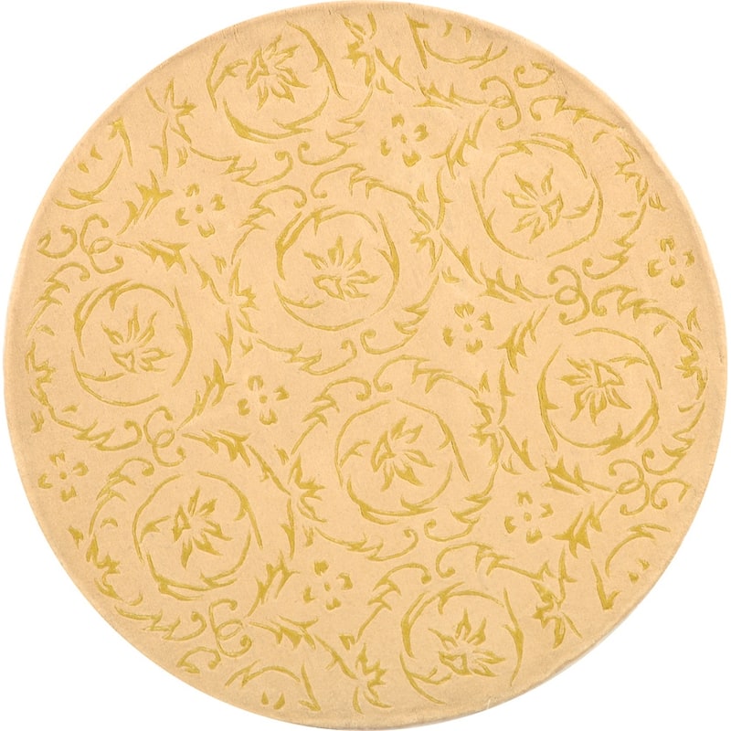 SAFAVIEH Handmade French Tapis Pragya Shabby Chic Oriental Wool