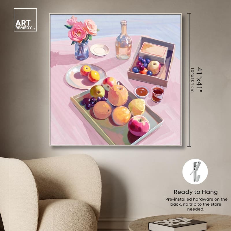 Fresh Fruits Canvas by Art Remedy