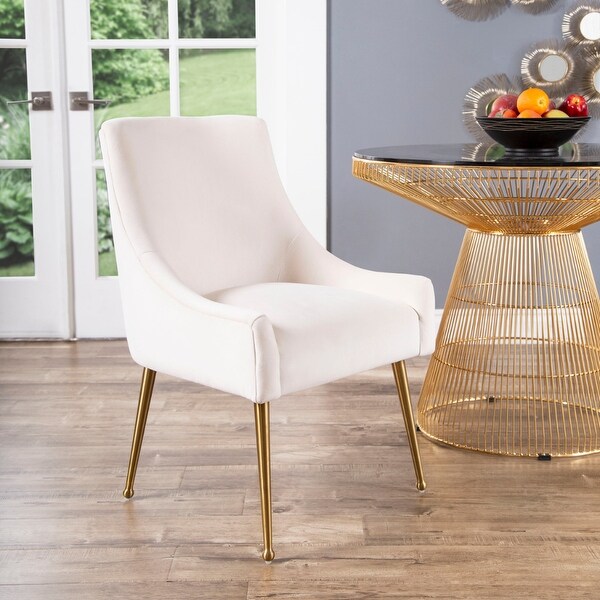 Abbyson Bevie Velvet Dining Chair. Opens flyout.