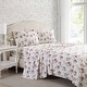 preview thumbnail 66 of 116, Laura Ashley Soft & Breathable Cotton Percale Deep-Pocket Sheet Set
