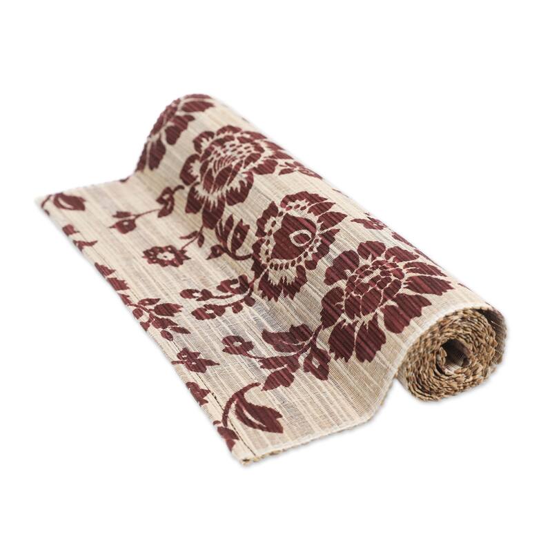 Novica Handmade Lovely Sunflowers Cotton Blend Table Runner