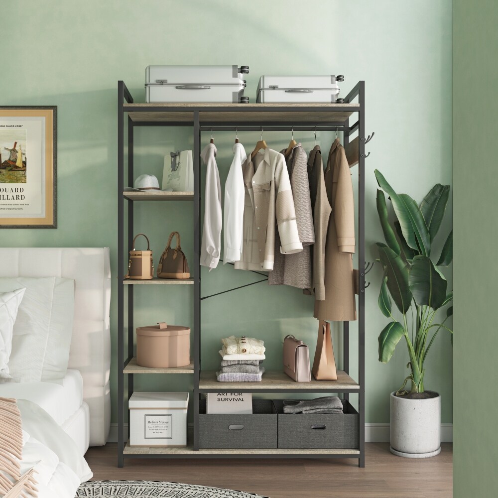 https://ak1.ostkcdn.com/images/products/is/images/direct/04262b6812dca3d94a1ee563f6d3efbefd0d3713/70.08-in.H-Closet-Organizer-Rack-with-Open-Shelves-and-Hanging-Rod.jpg