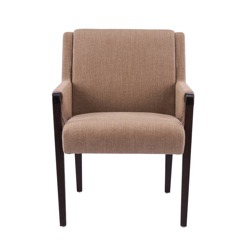 Christopher Knight Home - Set of 2 Mid-Century Modern Upholstered Dining Chair with Rubberwood Frame