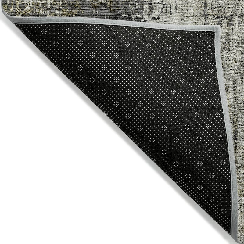 Machine Washable Indoor/ Outdoor Chantille Abstract Ombre Rug