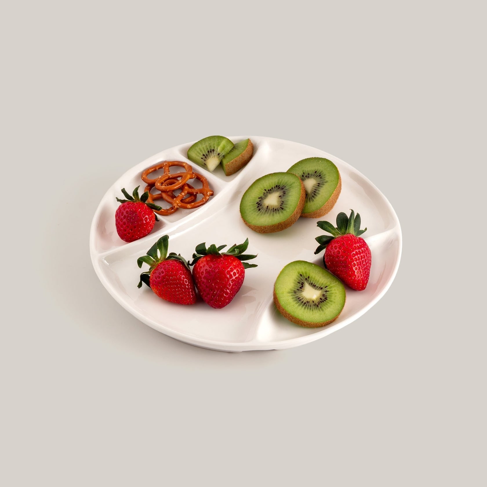 Swissmar Round Fondue / Raclette Porcelain Plate - Set of 4