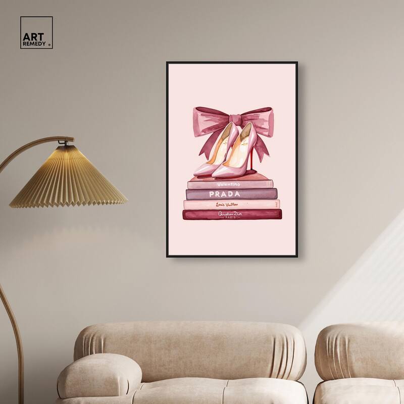 Stack of Fashion Canvas by Art Remedy