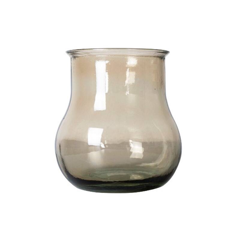 Blue Galua Recycled Glass Vase- A - Blue