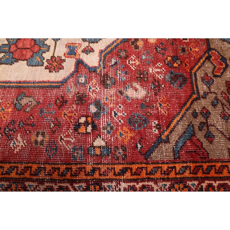 ECARPETGALLERY Hand-knotted Antalya Vintage Red Wool Rug - 6'5 x 9'8
