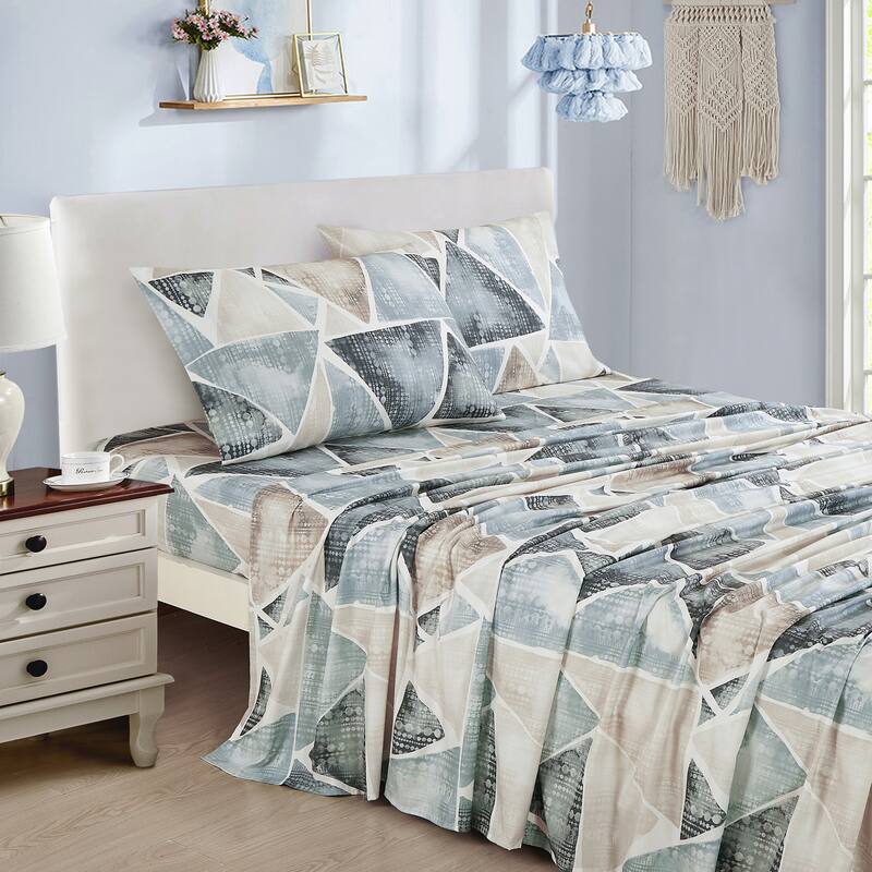 Floral printed sheet set