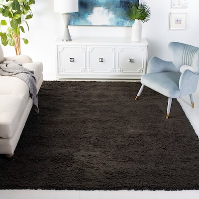 SAFAVIEH Handmade Ultra Classic Shag Stojka Solid Rug