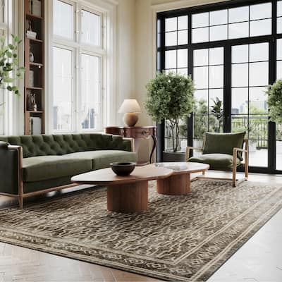 Padma Lakshmi Vale Global Trellis Washable Rug