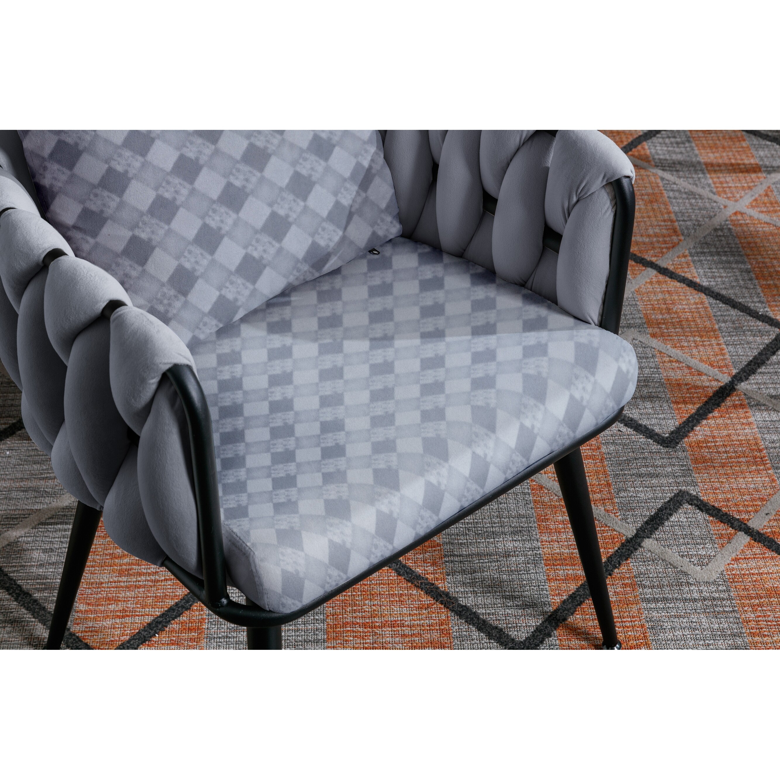Grey chesterfield dining chairs online