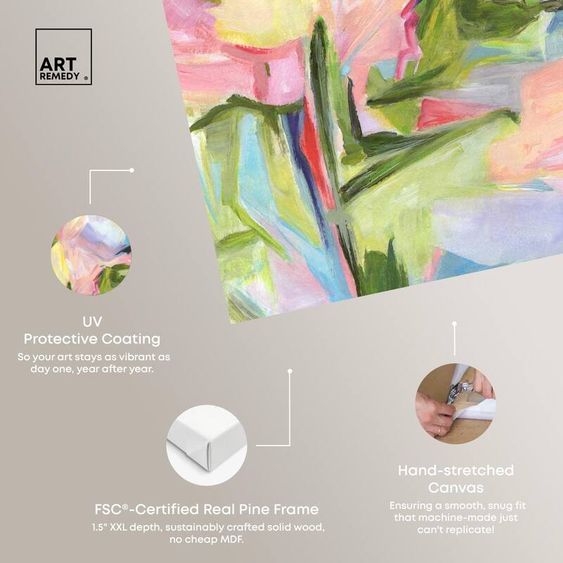 Blushing Promises Canvas by Art Remedy, Gallery Wrapped
